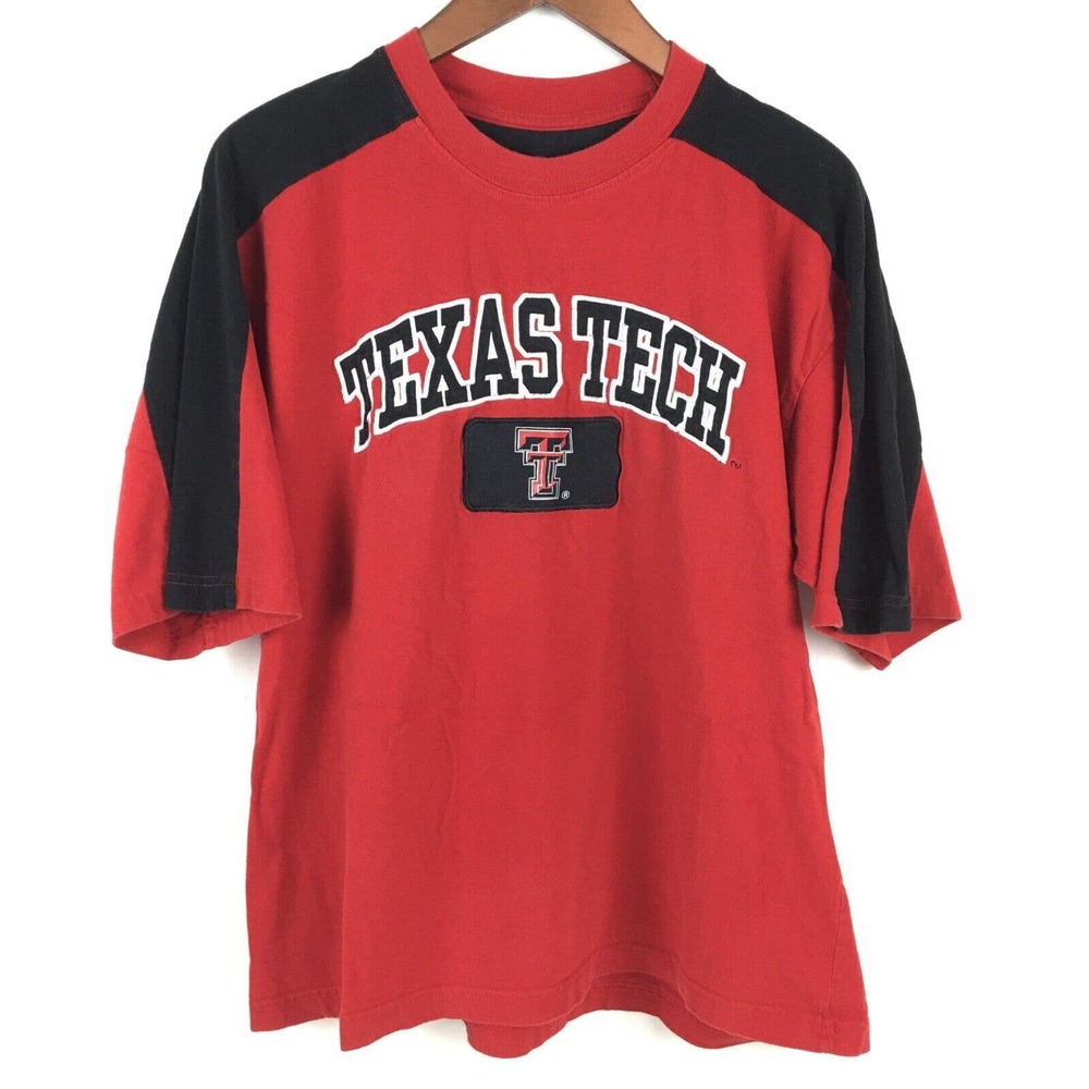 Texas Tech Red Raiders Mens Shirt XL Short Sleeve Embroidered Varsity Classics
